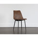 Drew Black / Bravo Cognac Dining Chair, Set Of 2